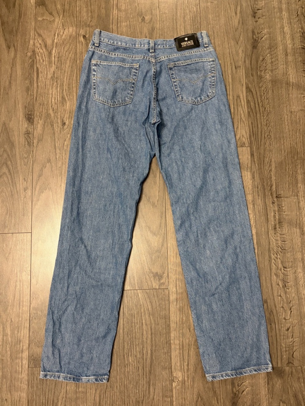 Versace Light Blue Straight Men’s Jeans